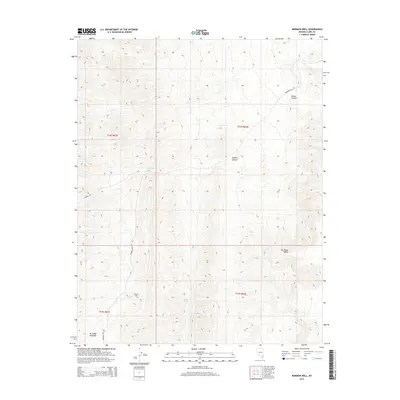 2015 Map of Mormon Well, 2015 Print