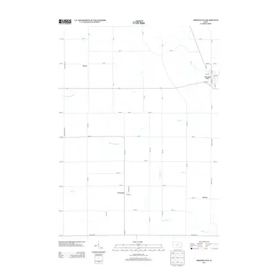 2013 Map of Morning Sun, 2013 Print