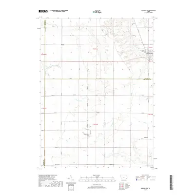 2018 Map of Morning Sun, 2018 Print
