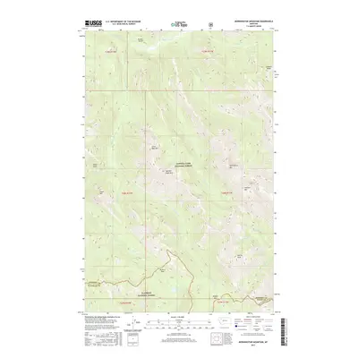 2017 Map of Morningstar Mountain, 2017 Print