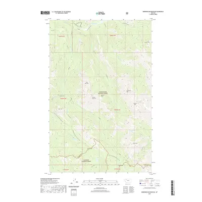 2020 Map of Morningstar Mountain, 2020 Print