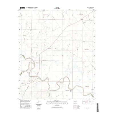 2017 Map of Moro Bay, 2017 Print