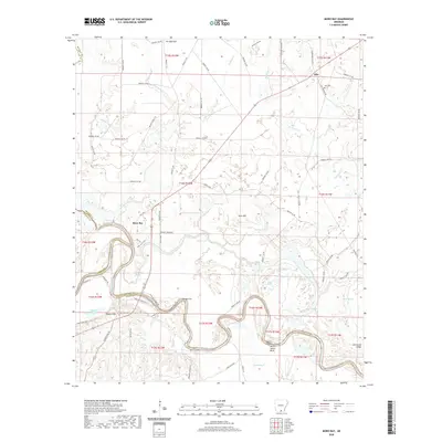 2020 Map of Moro Bay, 2020 Print