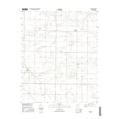 2017 Map of Moro, 2017 Print