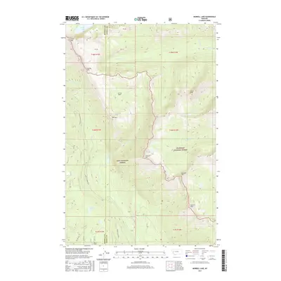 2017 Map of Morrell Lake, 2017 Print
