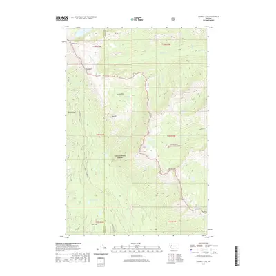 2020 Map of Morrell Lake, 2020 Print