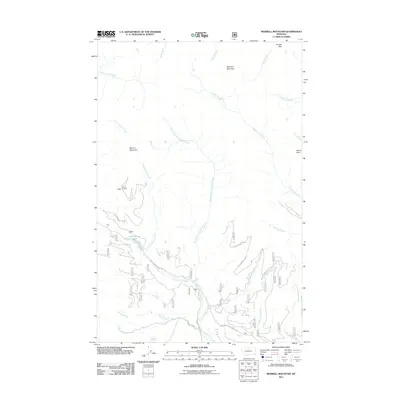 2011 Map of Morrell Mountain, 2011 Print