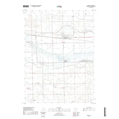 2017 Map of Morrill, 2017 Print