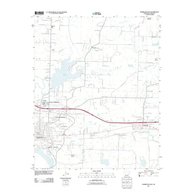 2011 Map of Morrilton East, 2011 Print