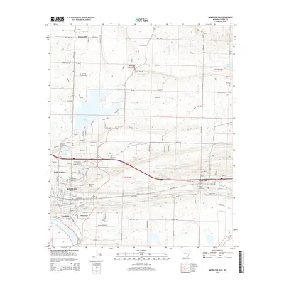 2014 Map of Morrilton East, 2014 Print
