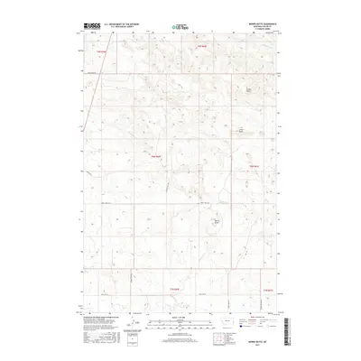 2017 Map of Morris Butte, 2017 Print