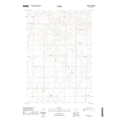 2020 Map of Morris Butte, 2020 Print