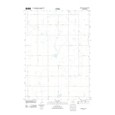 2012 Map of Morris Lake, 2012 Print