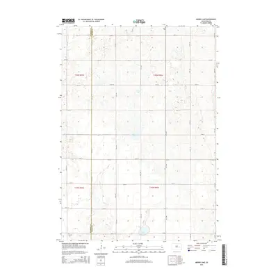 2015 Map of Morris Lake, 2015 Print