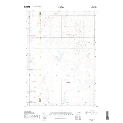 2017 Map of Morris Lake, 2017 Print