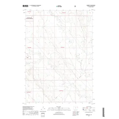 2018 Map of Morrisey NE, 2018 Print