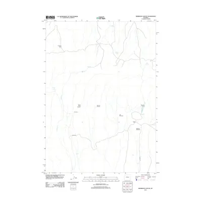 2012 Map of Morrison Canyon, 2012 Print