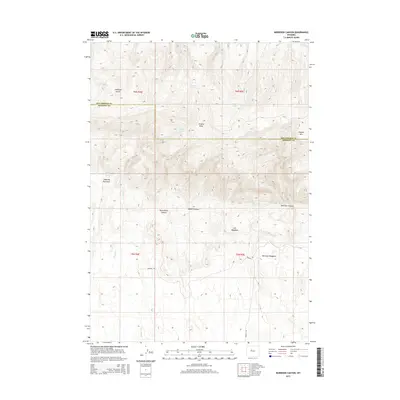 2015 Map of Morrison Canyon, 2015 Print