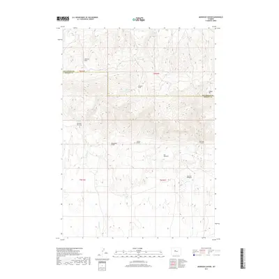 2017 Map of Morrison Canyon, 2017 Print