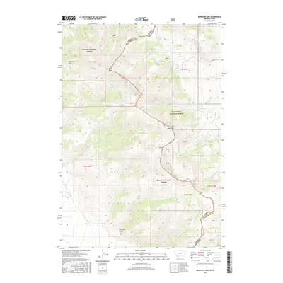 2017 Map of Morrison Lake, 2017 Print