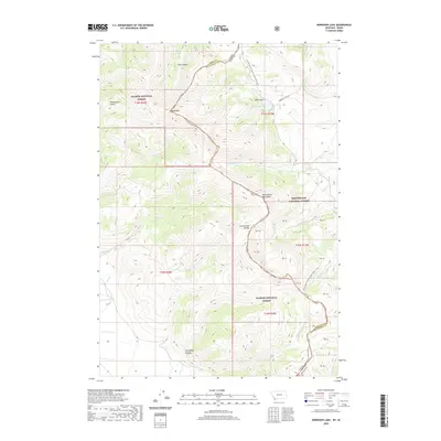 2020 Map of Morrison Lake, 2020 Print