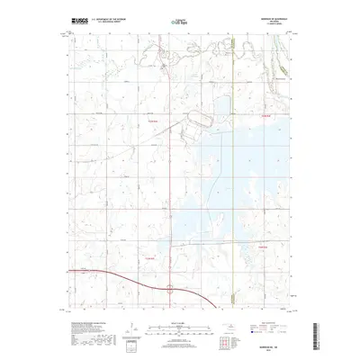 2018 Map of Morrison NE, 2018 Print