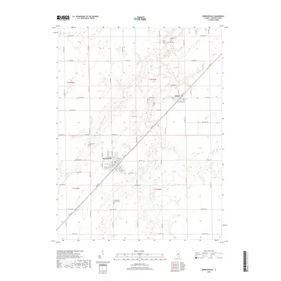 2018 Map of Morrisonville, 2018 Print