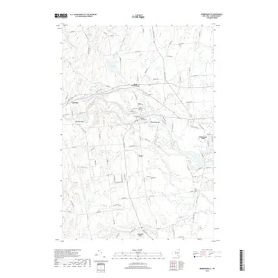 2019 Map of Morrisonville, 2019 Print