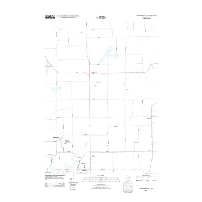 2013 Map of Morrisonville, 2013 Print