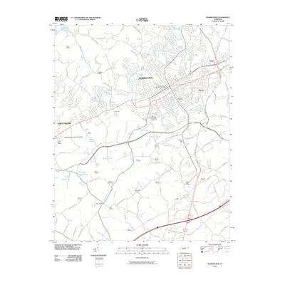 2010 Map of Morristown, 2010 Print