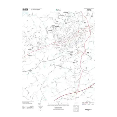 2013 Map of Morristown, 2013 Print