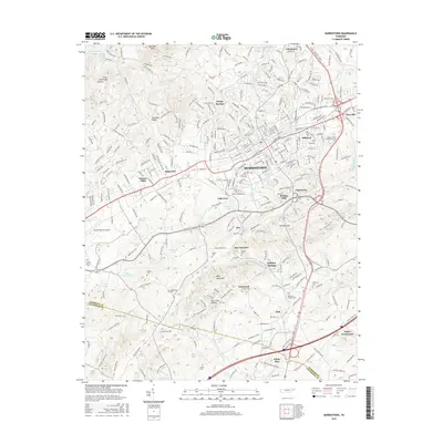 2016 Map of Morristown, 2016 Print