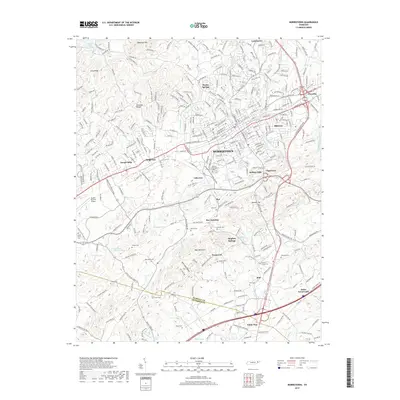 2019 Map of Morristown, 2019 Print