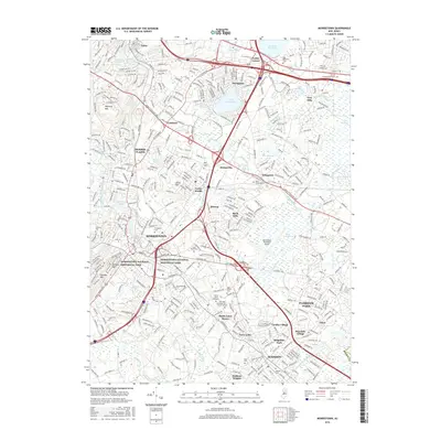 2016 Map of Morristown, 2016 Print