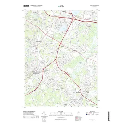 2019 Map of Morristown, 2019 Print