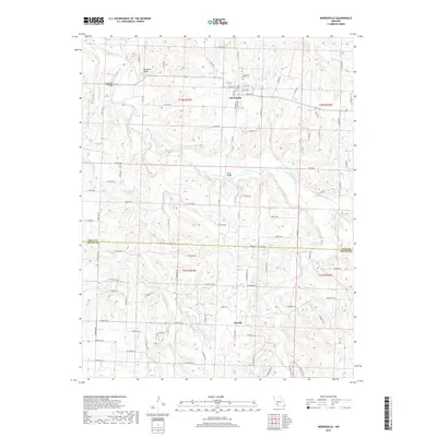 2017 Map of Morrisville, 2017 Print