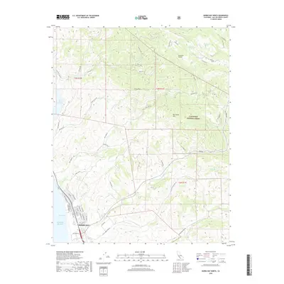 2018 Map of Morro Bay North, 2018 Print