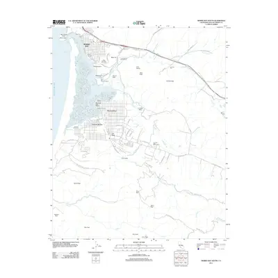 2012 Map of Morro Bay South, 2012 Print