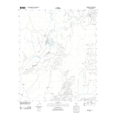 2012 Map of Morro Hill, 2012 Print