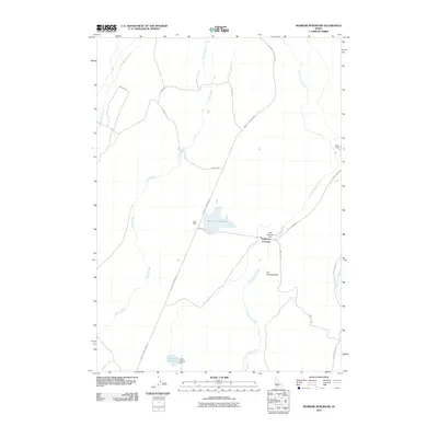 2010 Map of Morrow Reservoir, 2010 Print