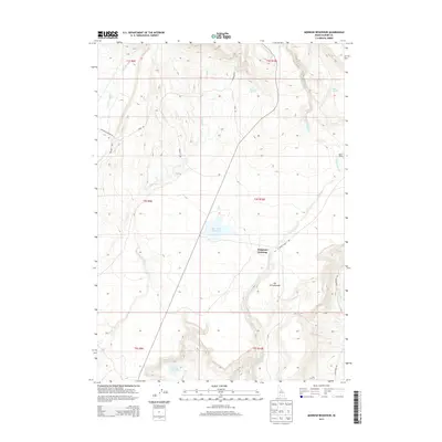 2013 Map of Morrow Reservoir, 2013 Print