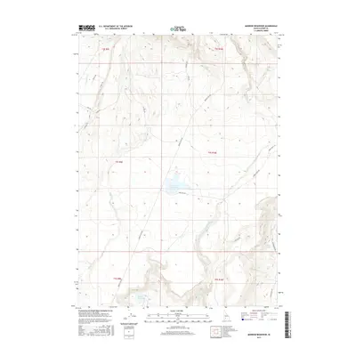 2017 Map of Morrow Reservoir, 2017 Print