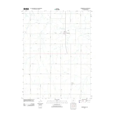 2012 Map of Morrowville, 2012 Print
