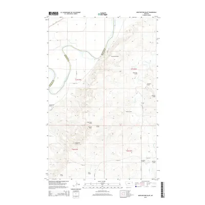 2014 Map of Mortarstone Bluff, 2014 Print