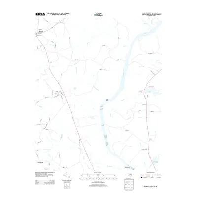 2013 Map of Morven East, 2013 Print