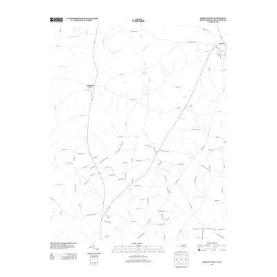 2013 Map of Morven West, 2013 Print