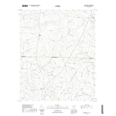 2019 Map of Morven West, 2019 Print