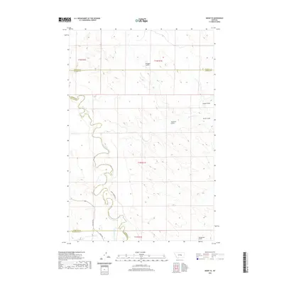 2020 Map of Mosby SE, 2020 Print