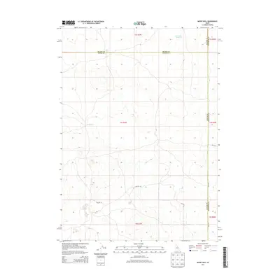 2013 Map of Mosby Well, 2013 Print