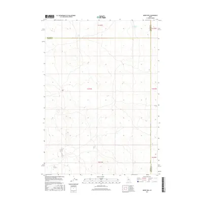 2017 Map of Mosby Well, 2017 Print